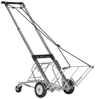 Clipper 880-3 Folding Equipment Cart with 400 lbs Capacity, with Rear Wheel Assembly. image