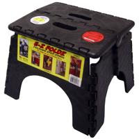 E-z Foldz Plastic 9&quot; Step Stool, Supports up to 300 lbs., Black image