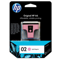 Hewlett Packard - HP # 02 Light Magenta Ink Cartridge for many Photosmart Inkjet Printers, 4.5ml.
