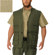Eotac Tactical Series, Operator Grade Concealed Carry Tactical Vest, 8.5 oz. All-Cotton Canvas &amp; 5.5 oz. All-Cotton Poplin Lining - Color: Khaki, Size: Medium
