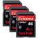 SanDisk 4 GB, Extreme III Secure Digital High Capacity (SDHC) Memory Card, Class 10 - Pack of 3