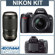 Nikon D40 6.1 Megapixel Digital SLR Camera Two Lens Kit, with 18-55mm f/3.5-5.6G ED II AF-S DX &amp; 70mm - 300mm f/4-5.6G ED-IF AF-S VR (Vibration Reduction) - USA Warranty
