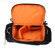 Dolica WB-3590 Small Point & Shoot Camera Case, Black/Orange: Picture 4 thumbnail