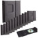 Flashpoint Overlapping CD Holder, Holds 2 CDs, Window, Color:Black. (Case Of 10): Picture 1 thumbnail