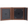 Flashpoint Overlapping CD Holder, Holds 2 CDs, Brown: Picture 2 thumbnail