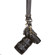 Heavy Leather NYC Slingshot Leather Camera Strap, Black: Picture 2 thumbnail