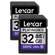 Lexar 32GB Class 10, 200x Platinum II Series SDHC Memory Cards - Two Pack: Picture 1 thumbnail