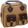 Jill-e Deluxe Gadget Bag, Nougat Nylon / Brown Leather Trim: Picture 1 thumbnail