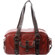 Jill.e 769367 Weatherproof Small Red Leather Camera Bag: Picture 3 thumbnail