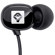 Jays T00001 d-JAYS Micro Armature Earphones, Black: Picture 1 thumbnail