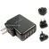Lenmar AC Travel Adaptr for 4 USB Devices, Black: Picture 1 thumbnail