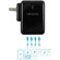 Lenmar AC Travel Adaptr for 4 USB Devices, Black: Picture 3 thumbnail
