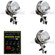 Novatron NSD10003W 3 Head Kit 1000ws Digital Power Pack: Picture 1 thumbnail