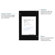 Premier Mounts IPM-700 Fully Enclosed Mounting Frame for iPad, Black: Picture 2 thumbnail