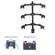Premier Mounts MM-AC426 3 Dual Display Articulating Arms: Picture 2 thumbnail