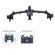 Premier Mounts MM-AE153 Triple Display Arm on 15