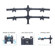 Premier Mounts MM-BE286 2 Triple Monitor Curved Bows: Picture 2 thumbnail
