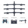 Premier Mounts MM-BE429 3 Triple Monitor Bow on 42