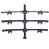 Premier Mounts MM-BH429 3 Triple Monitor Bow on 42