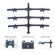Premier Mounts MM-BH429 3 Triple Monitor Bow on 42