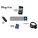 Pyle PKRSP5 Desktop MP3 Speaker, White: Picture 5 thumbnail