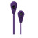 Skullcandy 50/50 Ear Bud Headphones Athletic Purple: Picture 2 thumbnail