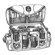 Tamrac 560804 Pro 8 Large Professional Camera Bag, Navy: Picture 3 thumbnail