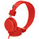 Urbanears Plattan Folding Classic Full Size Headphones w/Zound Plug -Tomato: Picture 2 thumbnail