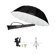 Westcott 7 Feet Parabolic Umbrella, White/Black BUNDLE: Picture 1 thumbnail