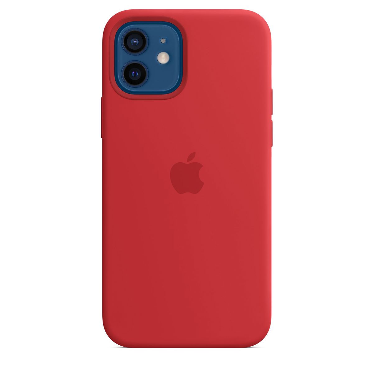 Apple Silicone Case with MagSafe for iPhone 12/12 Pro, Red
