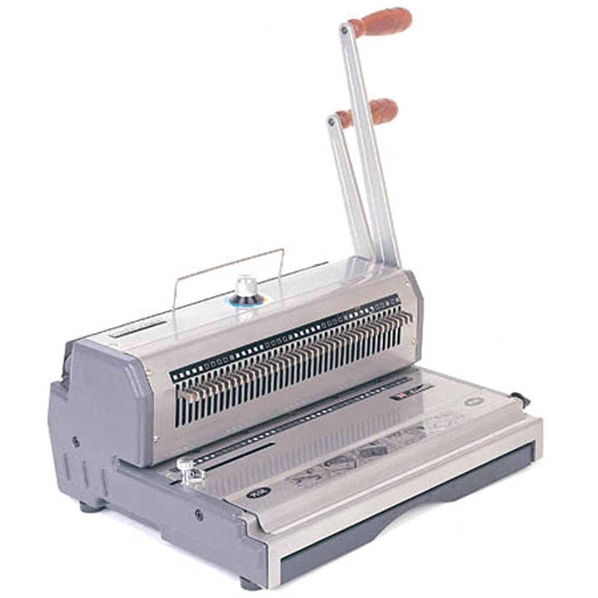 

Akiles WireMac-31 14" 3:1 Pitch Heavy-Duty Wire Punch and Binding Machine