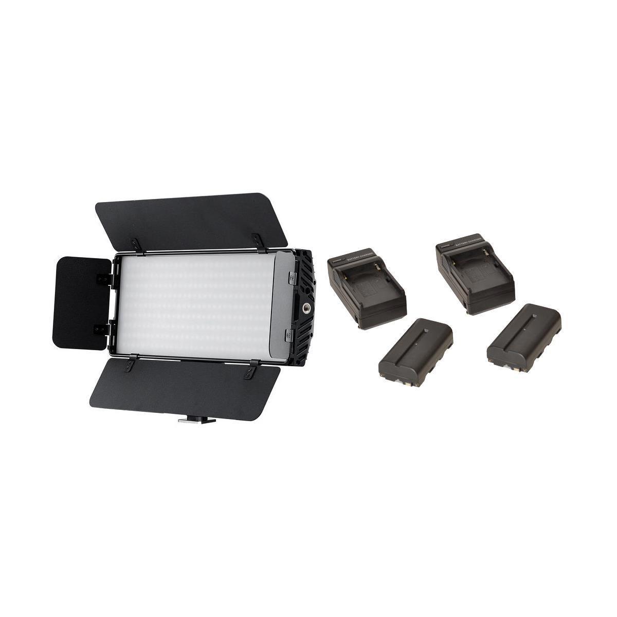 Bescor Photon Metal Bi-Color On-Camera LED Light Light Unit w/2 Batteries & Chargers
Bescor Photon Metal Bi-Color On-Camera LED Light Light Unit w/2 Batteries & Chargers