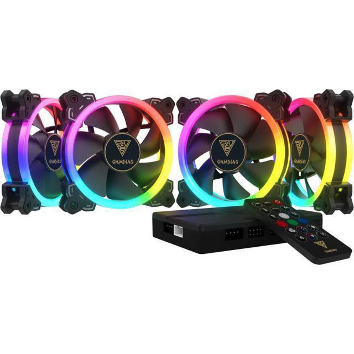 Gator Cases Gamdias AEOLUS M1-1204R RGB Dual Ring Fan with Remote and AEOLUS Box II, 4 Pack
Gator Cases Gamdias AEOLUS M1-1204R RGB Dual Ring Fan with Remote and AEOLUS Box II, 4 Pack
