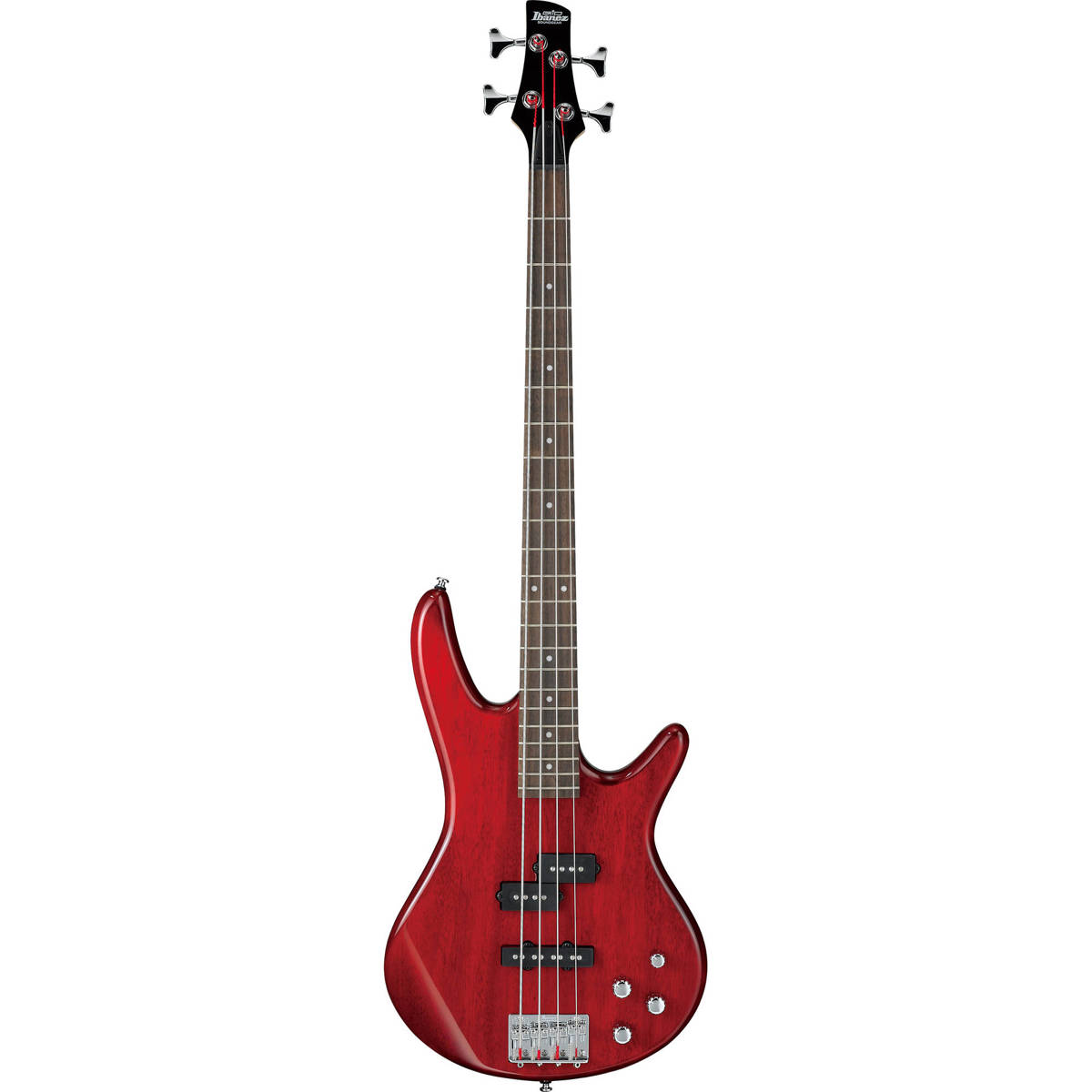 Ibanez GIO GSR200 Electric Bass Guitar, Rosewood Fretboard, Transparent Red
Ibanez GIO GSR200 Electric Bass Guitar, Rosewood Fretboard, Transparent Red