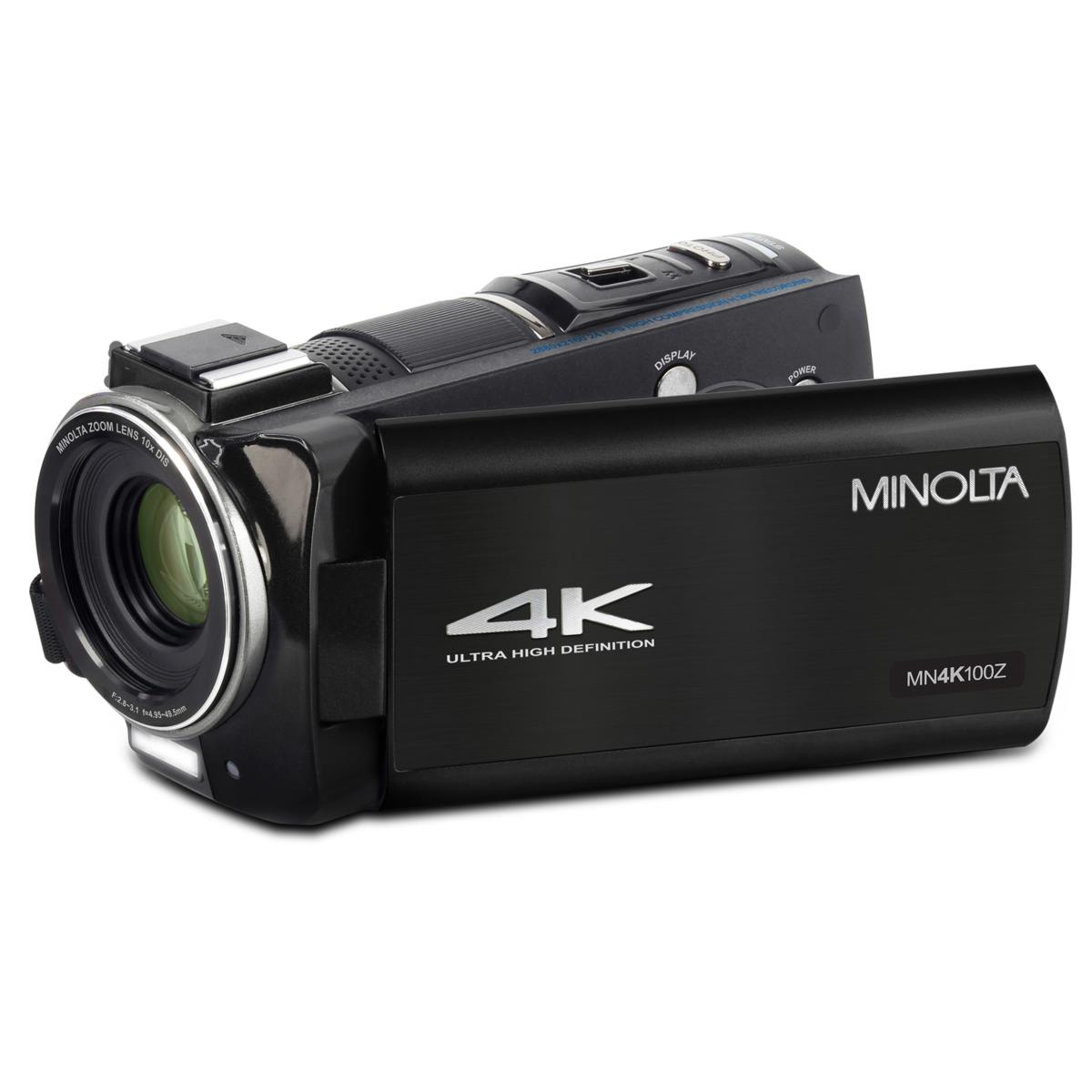 Minolta MN4K100Z 28MP 4K Ultra HD 3.5" Touchscreen Night Vision Camcorder, Black
Minolta MN4K100Z 28MP 4K Ultra HD 3.5" Touchscreen Night Vision Camcorder, Black