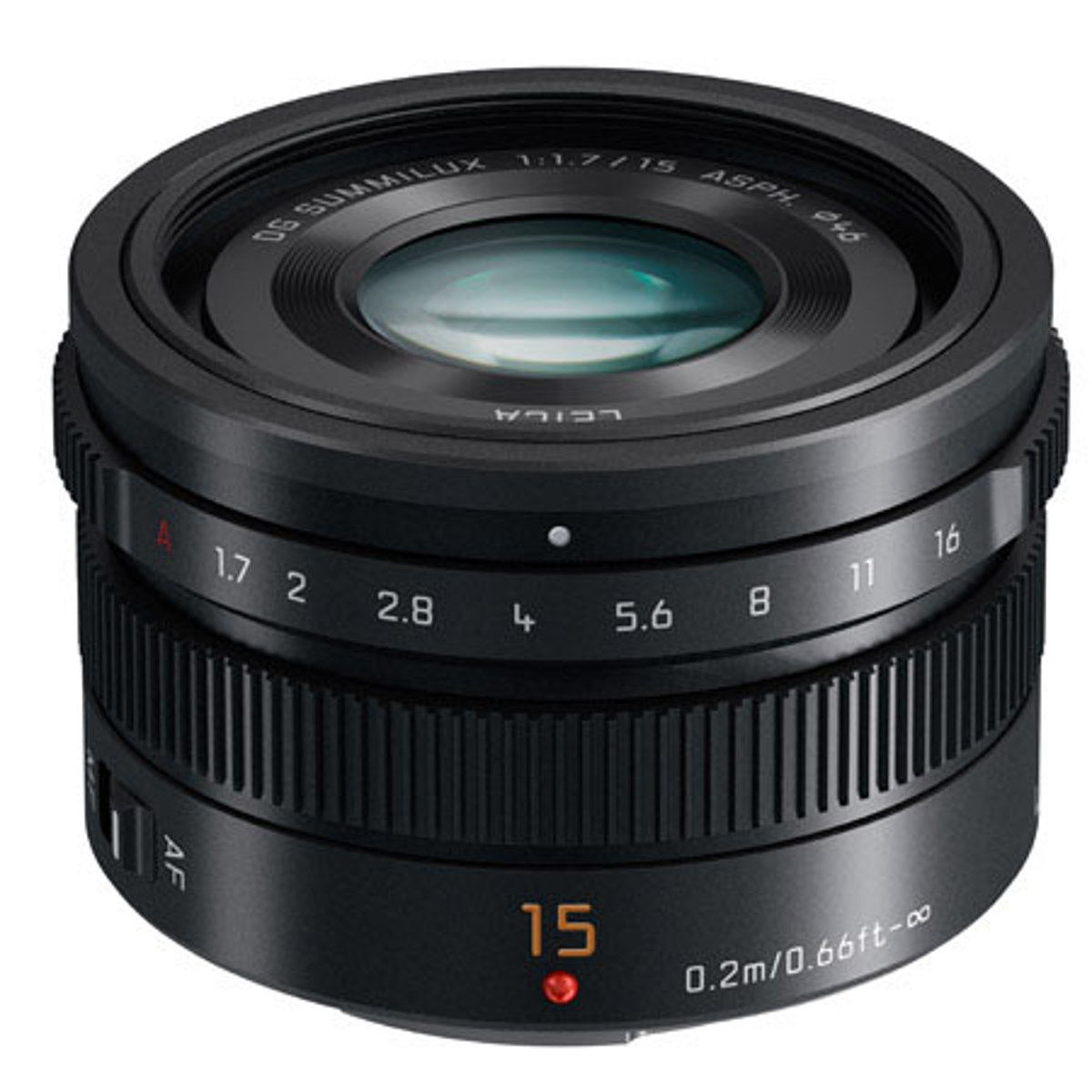 

Panasonic Lumix G Leica DG Summilux 15mm f/1.7 Aspherical Lens for MFT, Black