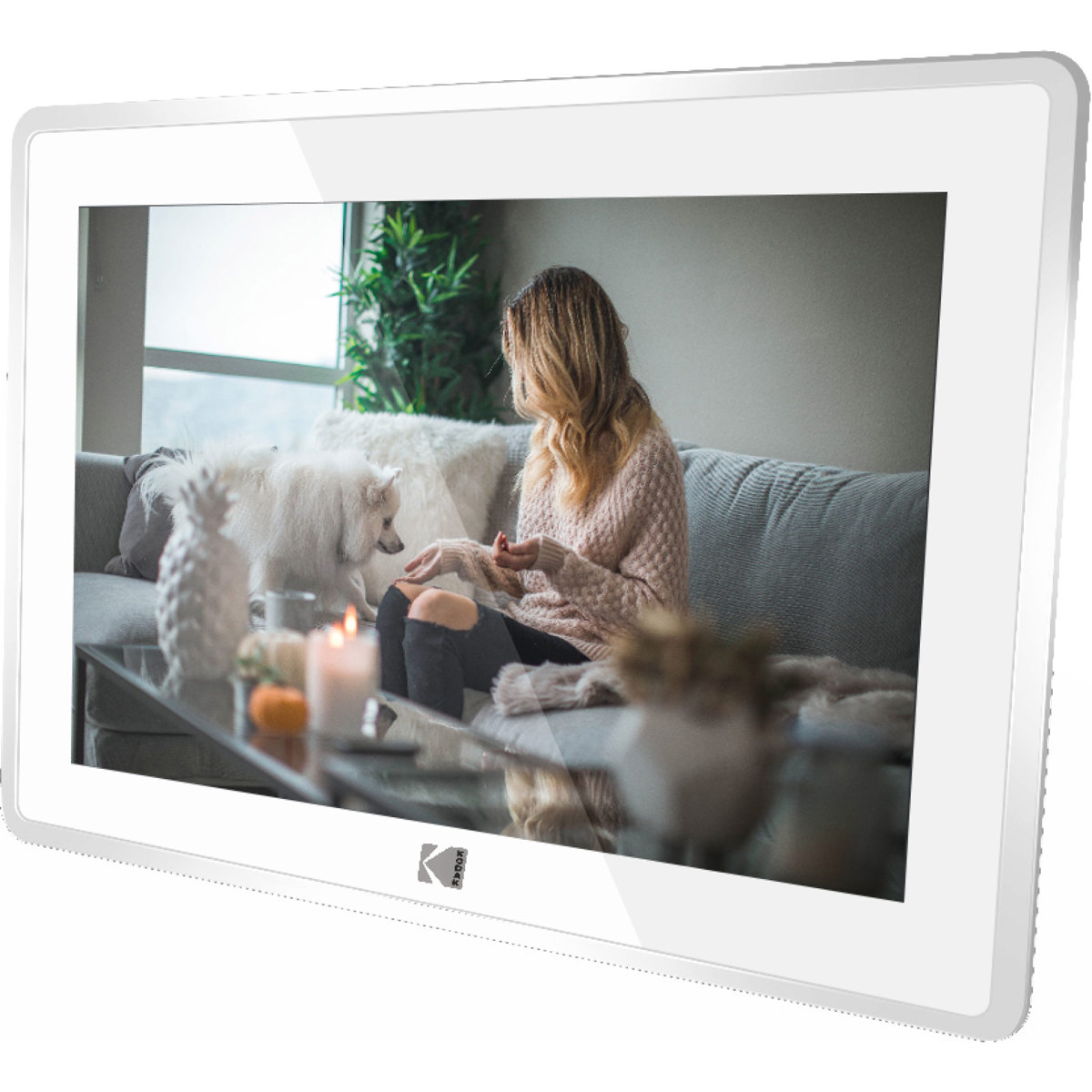 KODAK Kodak 10" Touch Screen Digital Photo Frame with HD Photo Display, Matte White
KODAK Kodak 10" Touch Screen Digital Photo Frame with HD Photo Display, Matte White