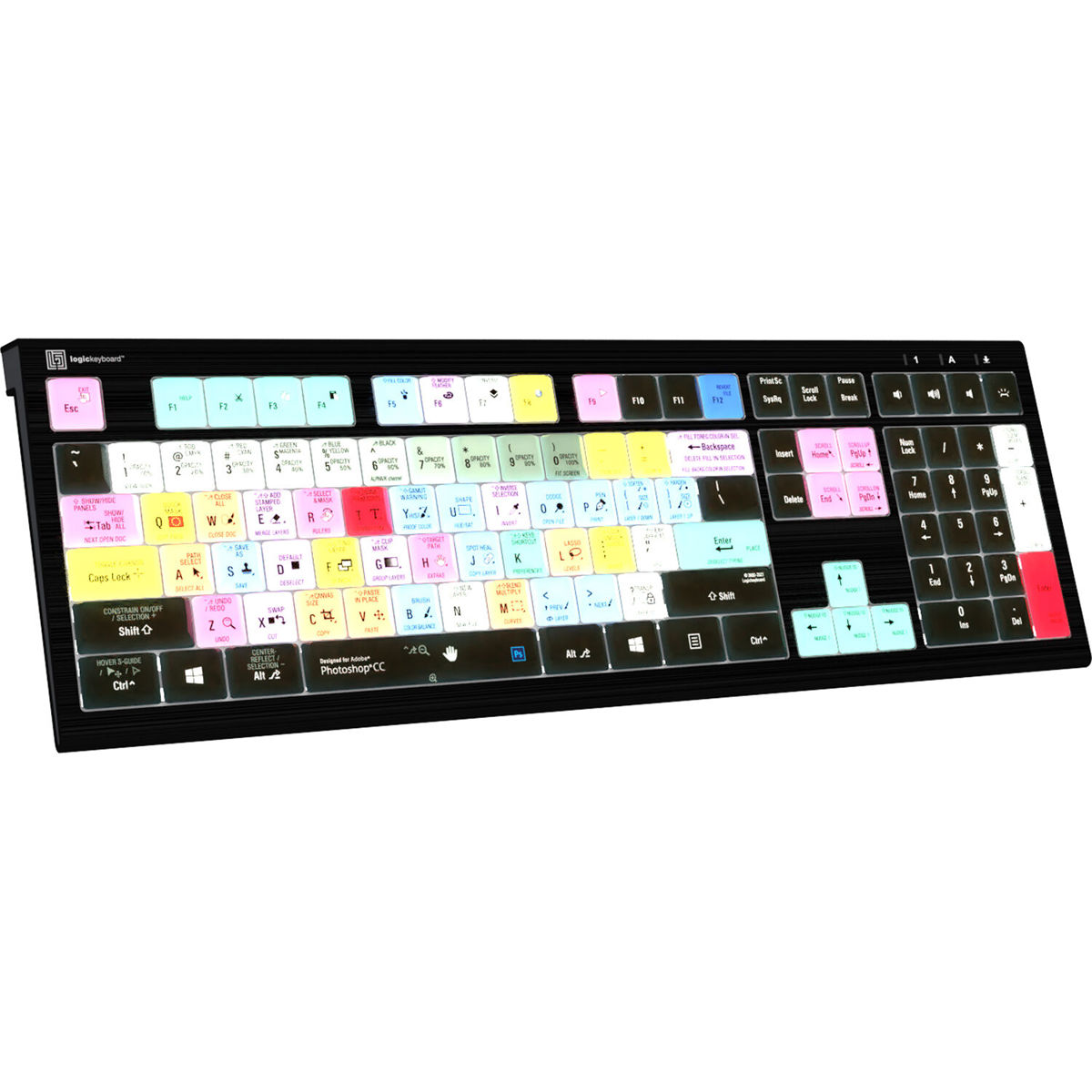 LogicKeyboard ASTRA 2 Series PC Wired Backlit Keyboard for Adobe Photoshop CC,US
LogicKeyboard ASTRA 2 Series PC Wired Backlit Keyboard for Adobe Photoshop CC,US