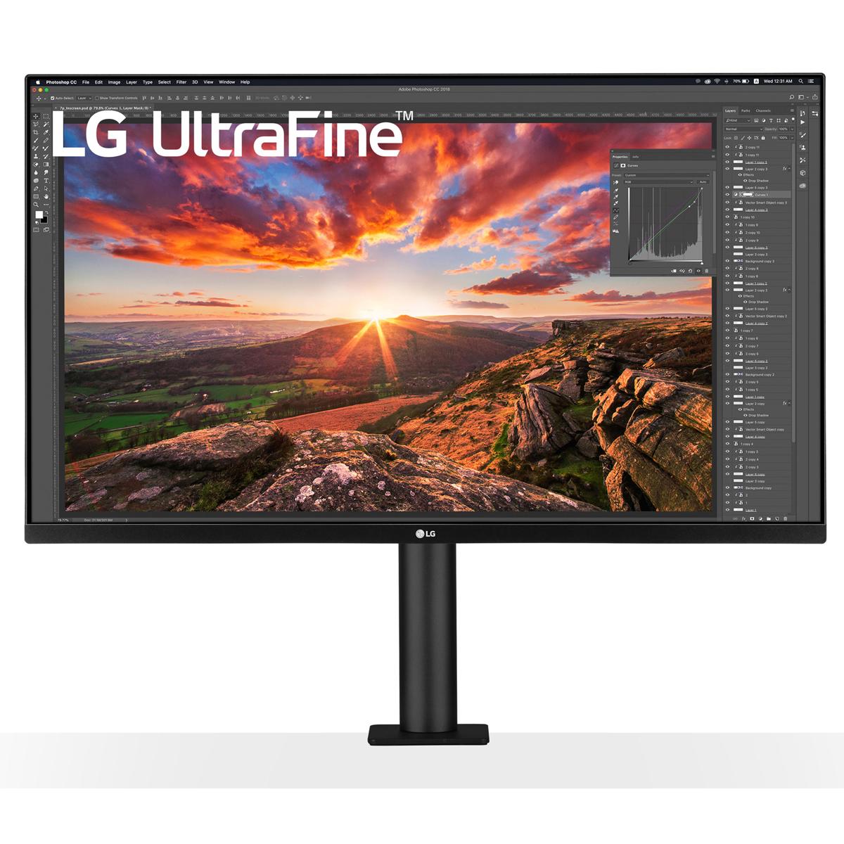 

LG UltraFine 32UN880-B 31.5" 16:9 4K UHD Freesync IPS HDR Monitor w/Ergo Stand