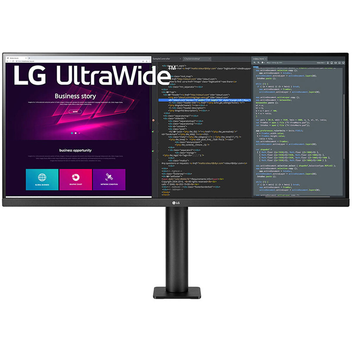 

LG 34WN780-B 34'' 21:9 UltraWide Ergo QHD IPS HDR Monitor with FreeSync