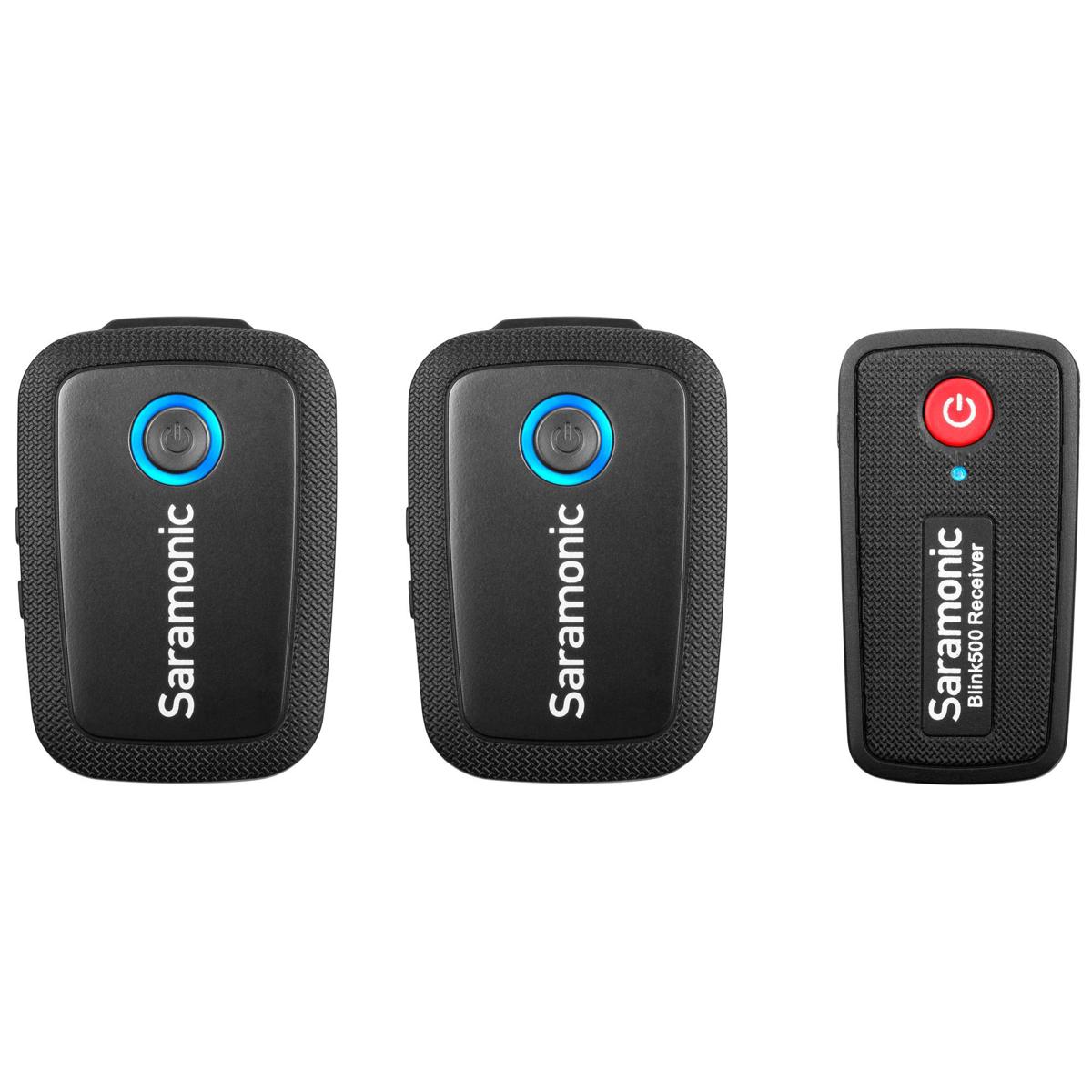 Sanus Systems Saramonic Blink 500 B2 2.4 GHz 2-Person Wireless Mic System for Cameras & Mobile
Sanus Systems Saramonic Blink 500 B2 2.4 GHz 2-Person Wireless Mic System for Cameras & Mobile