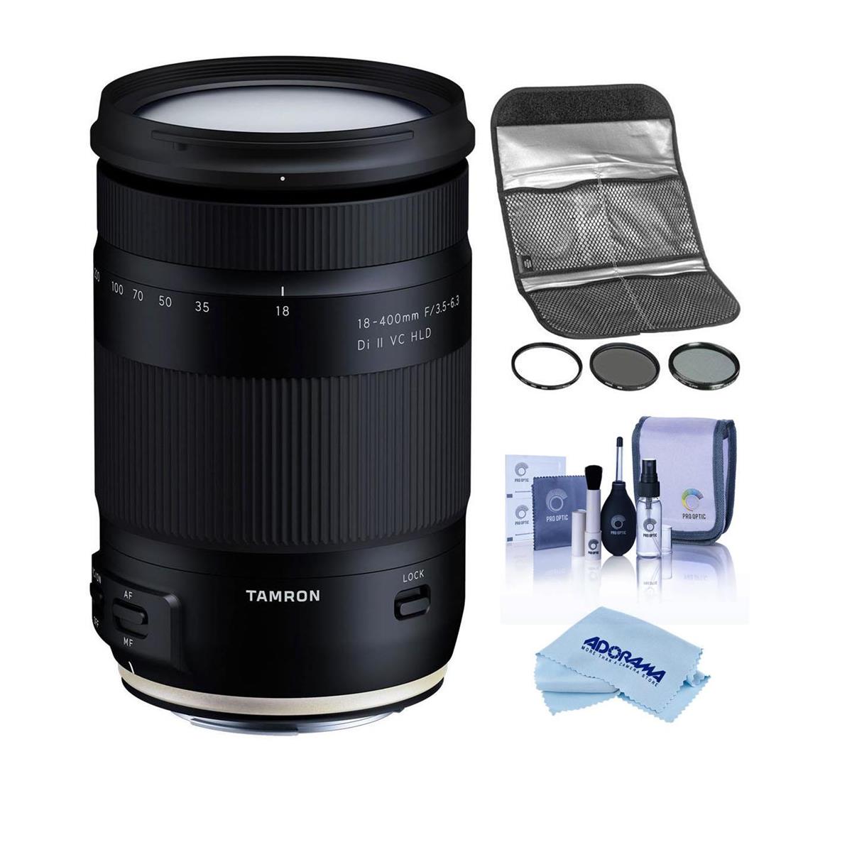 

Tamron 18-400mm f/3.5-6.3 Di II VC HLD Lens for Nikon F with Filter Kit