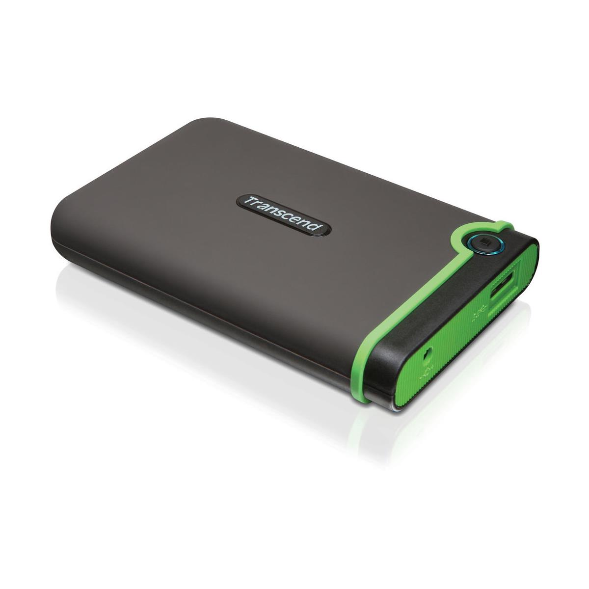 

Transcend 500GB Storejet 25M3 USB 3.1 Portable External Hard Drive, Iron Gray