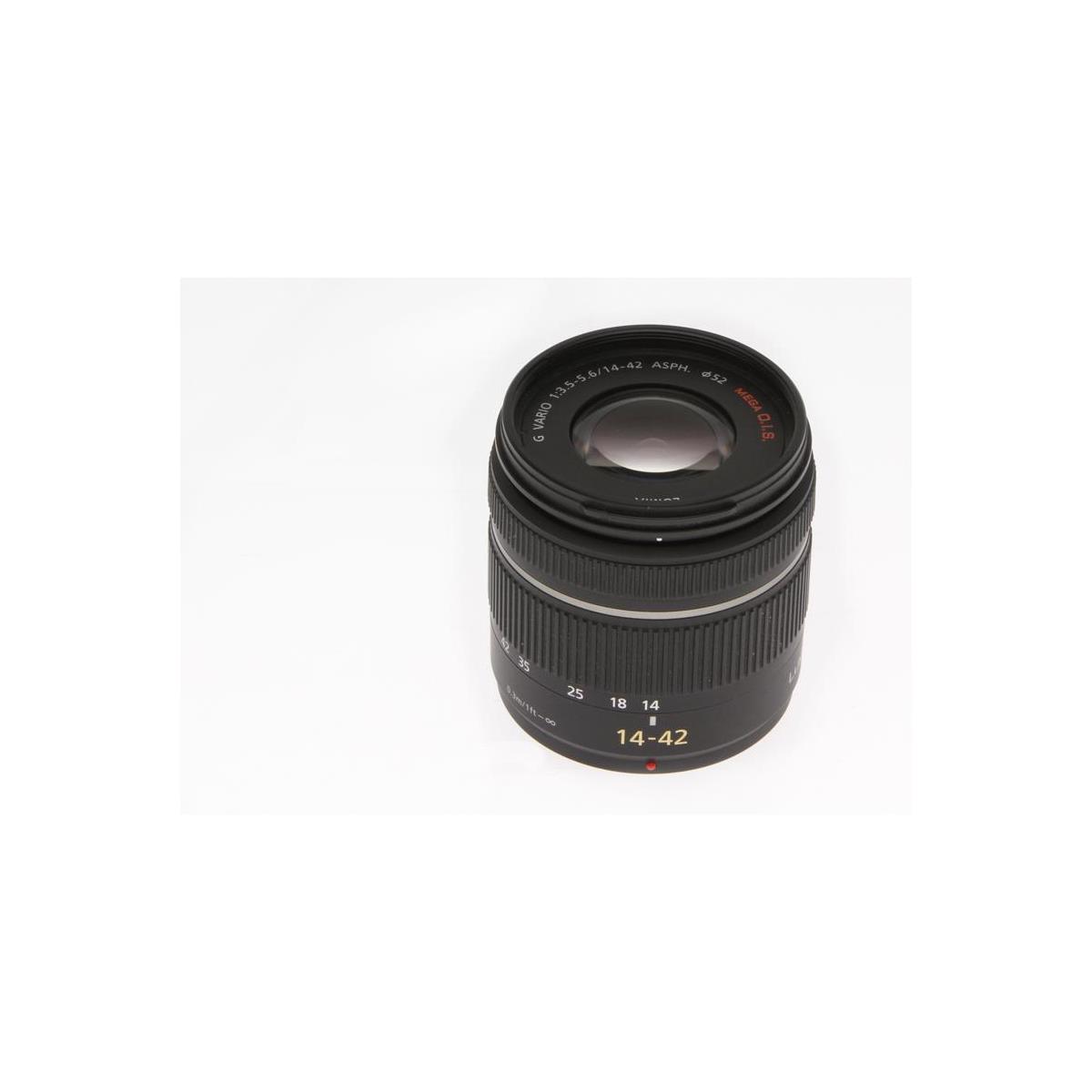 

Panasonic Lumix G Vario 14-42mm F/3.5-5.6 Mega O.I.S. Aspherical Lens, Black