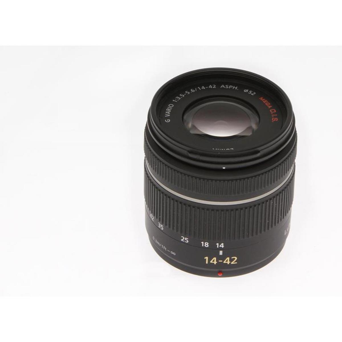 

Panasonic Lumix G Vario 14-42mm F/3.5-5.6 Mega O.I.S. Aspherical Lens, Black