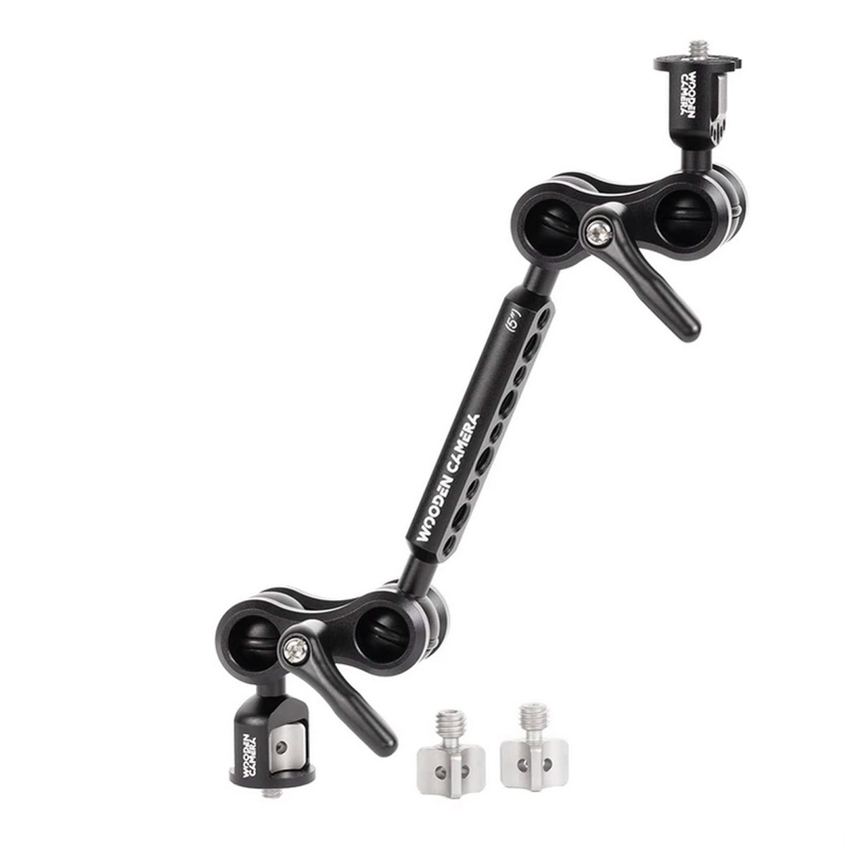 Wooden Camera Universal Ultra Arm 5" Monitor Mount, 1/4-20 & 3/8-16 Screw Knob
Wooden Camera Universal Ultra Arm 5" Monitor Mount, 1/4-20 & 3/8-16 Screw Knob