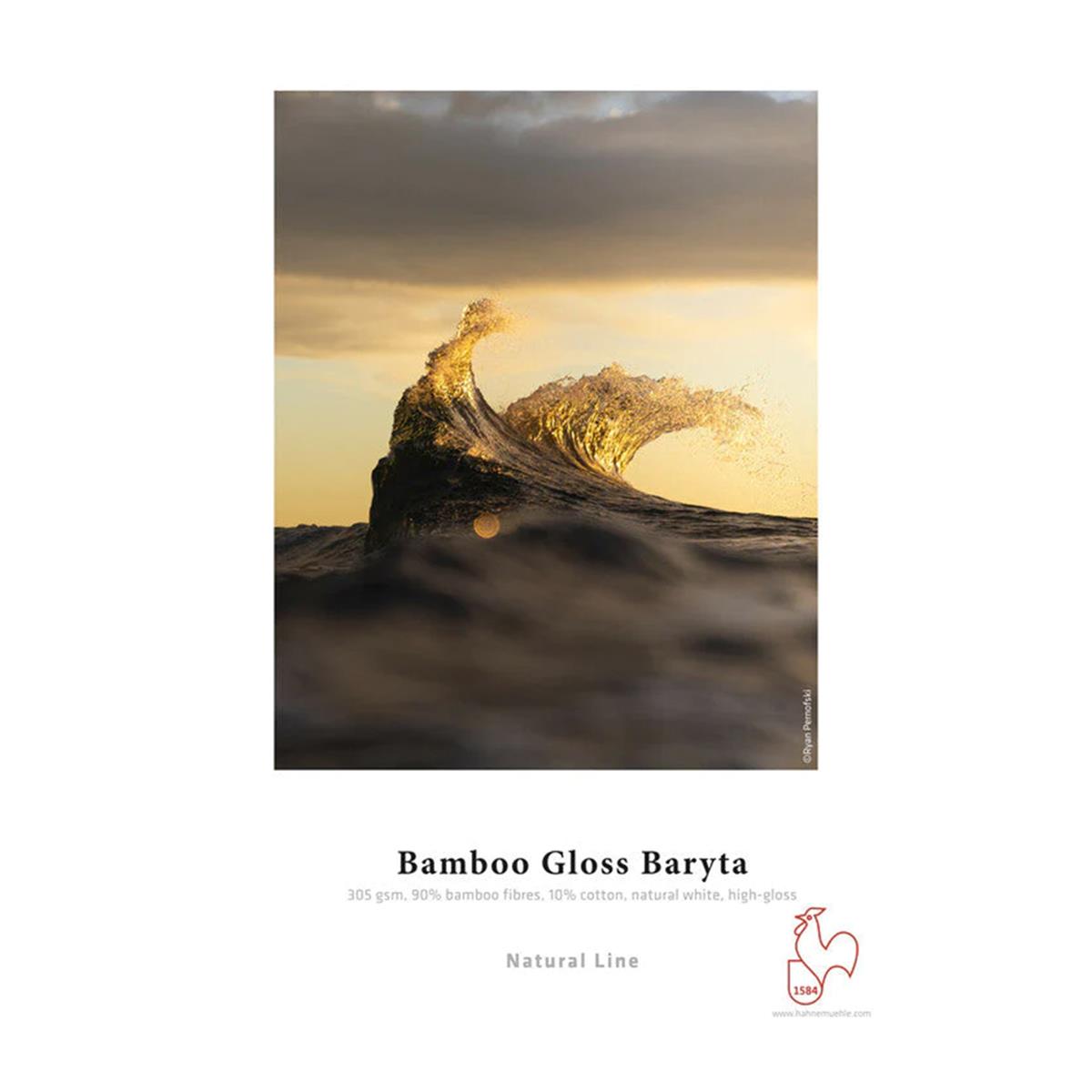 Hahnemuhle Bamboo Gloss Baryta FineArt Inkjet Paper, 305gsm, 25 Sheets