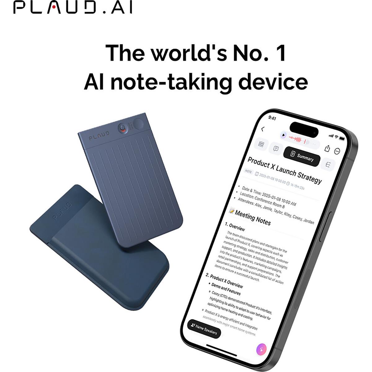 PLAUD Note Smart AI Voice Recorder/Note Taker