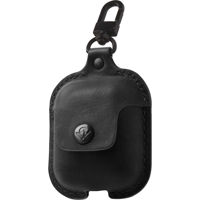 

Twelve South AirSnap Leather Road Case for AirPods, Black