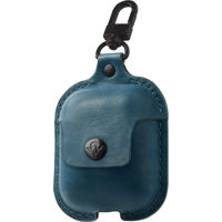 

Twelve South AirSnap Leather Road Case for AirPods, Teal